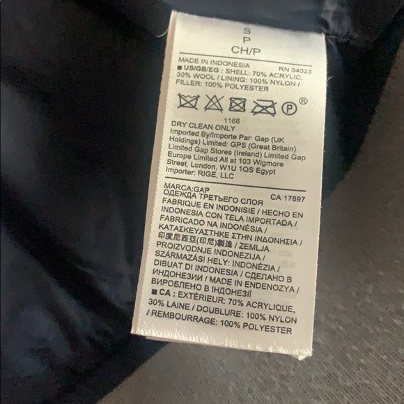 SOLD Gap  Puffer Jacket - Size Small - Picture 4 of 4